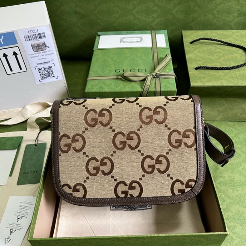 Wholesale Luxury Gucci Horsebit 1955 Shoulder Bag With Jumbo Gg 602204 - Image 2