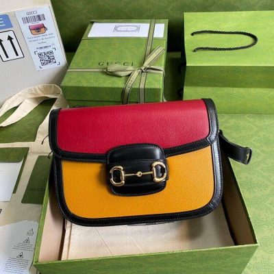 Wholesale Luxury Gucci Horsebit 1955 Small Bag 602204 In Brick/Sand Leather