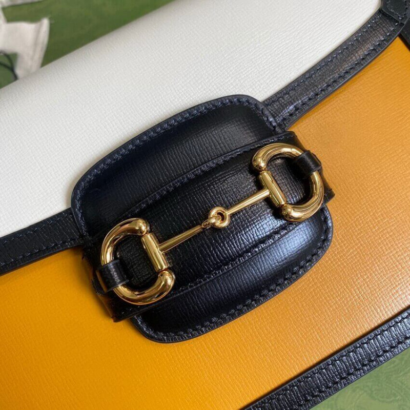 Wholesale Luxury Gucci Horsebit 1955 Small Bag 602204 In White/Sand Leather - Image 4