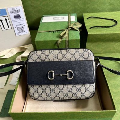 Alternative view of Wholesale Luxury Gucci Horsebit 1955 Small Bag In Blue 645454
