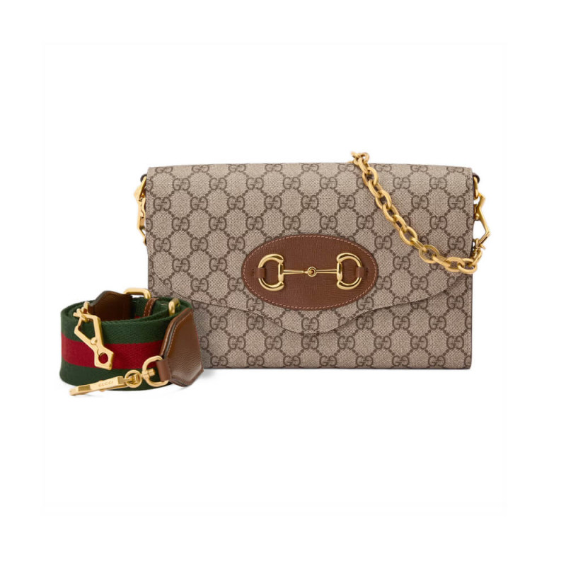 Wholesale Luxury Gucci Horsebit 1955 Small Bag In Gg Supreme 677286