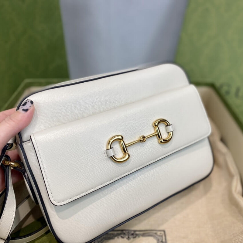 Wholesale Luxury Gucci Horsebit 1955 Small Leather Shoulder Bag 645454 - Image 7