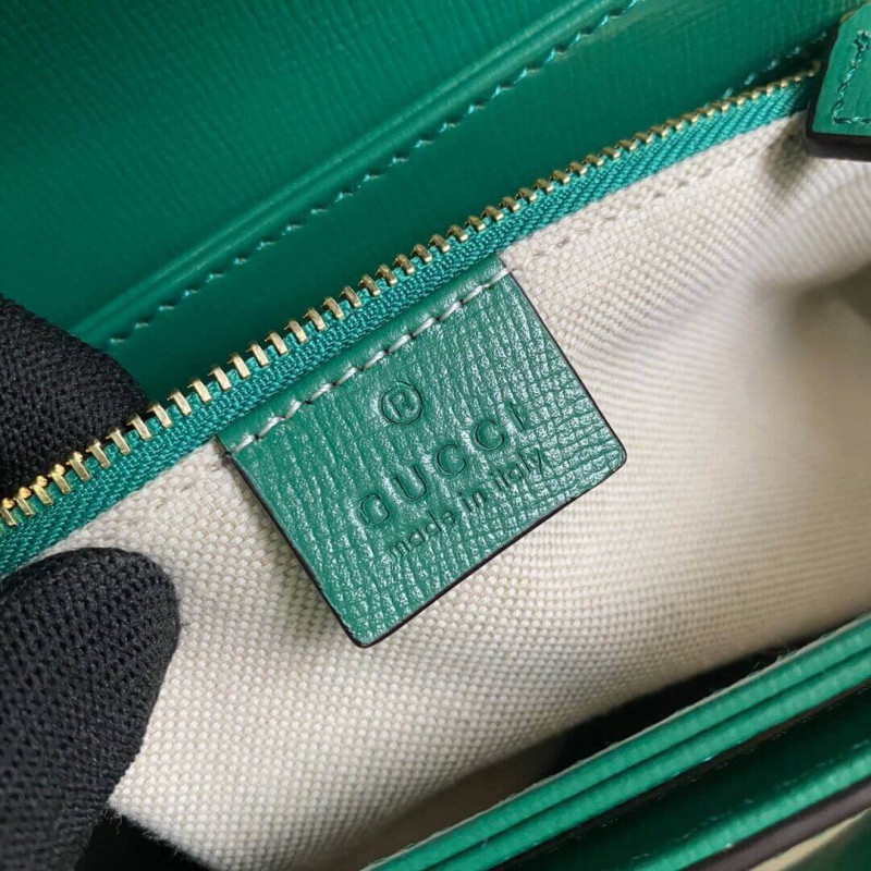 Wholesale Luxury Gucci Horsebit 1955 Small Shoulder Bag 602204 Green Leather - Image 11