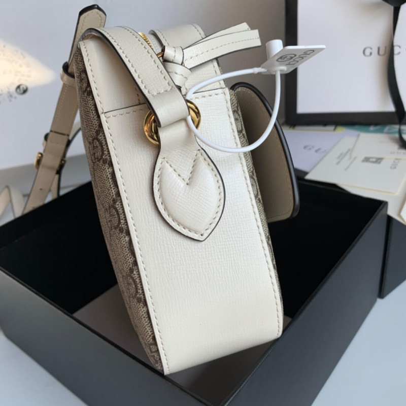 Wholesale Luxury Gucci Horsebit 1955 Small Shoulder Bag In Canvs 645454 - Image 4
