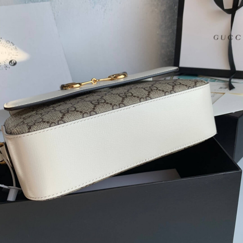 Wholesale Luxury Gucci Horsebit 1955 Small Shoulder Bag In Canvs 645454 - Image 5