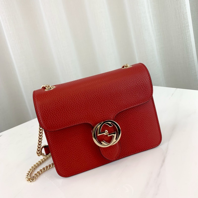 Wholesale Luxury Gucci Interlocking Chain Leather Cross Body Bag 510304 - Image 12