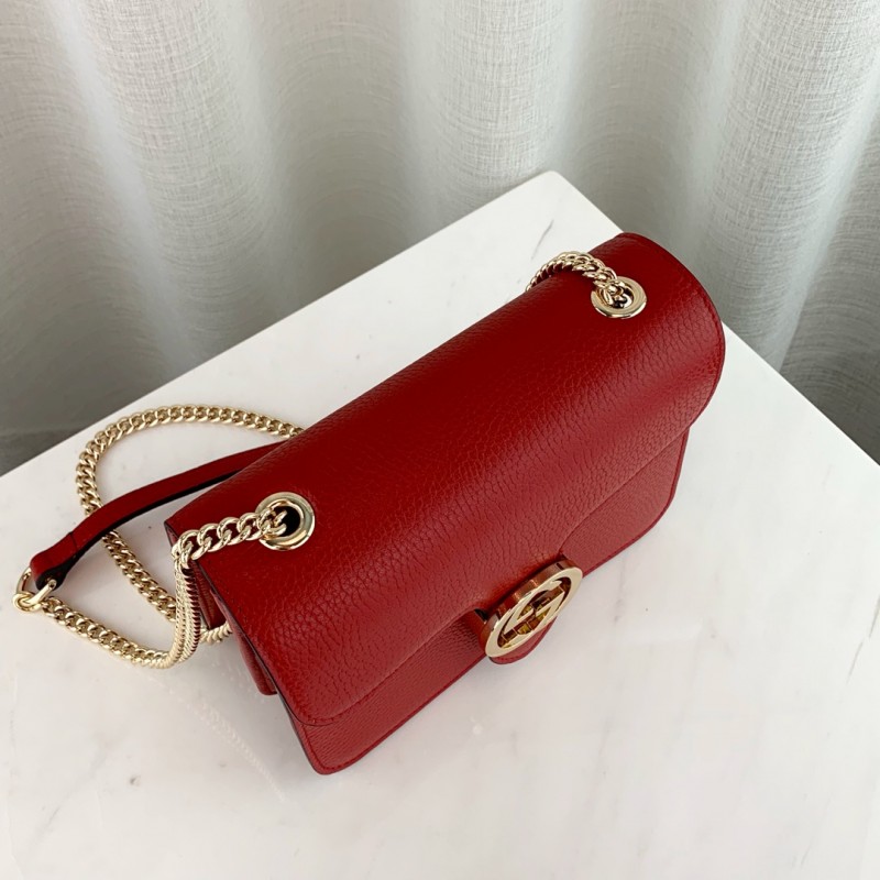 Wholesale Luxury Gucci Interlocking Chain Leather Cross Body Bag 510304 - Image 16