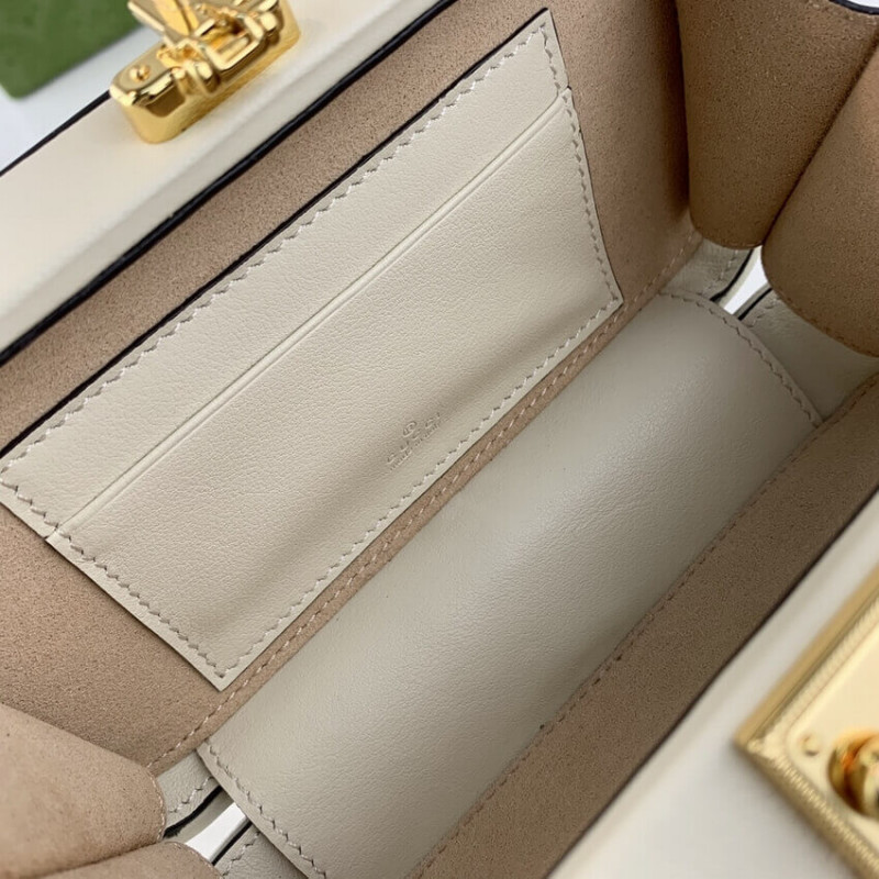 Wholesale Luxury Gucci Interlocking G Mini Bag In White Leather 658230 - Image 11
