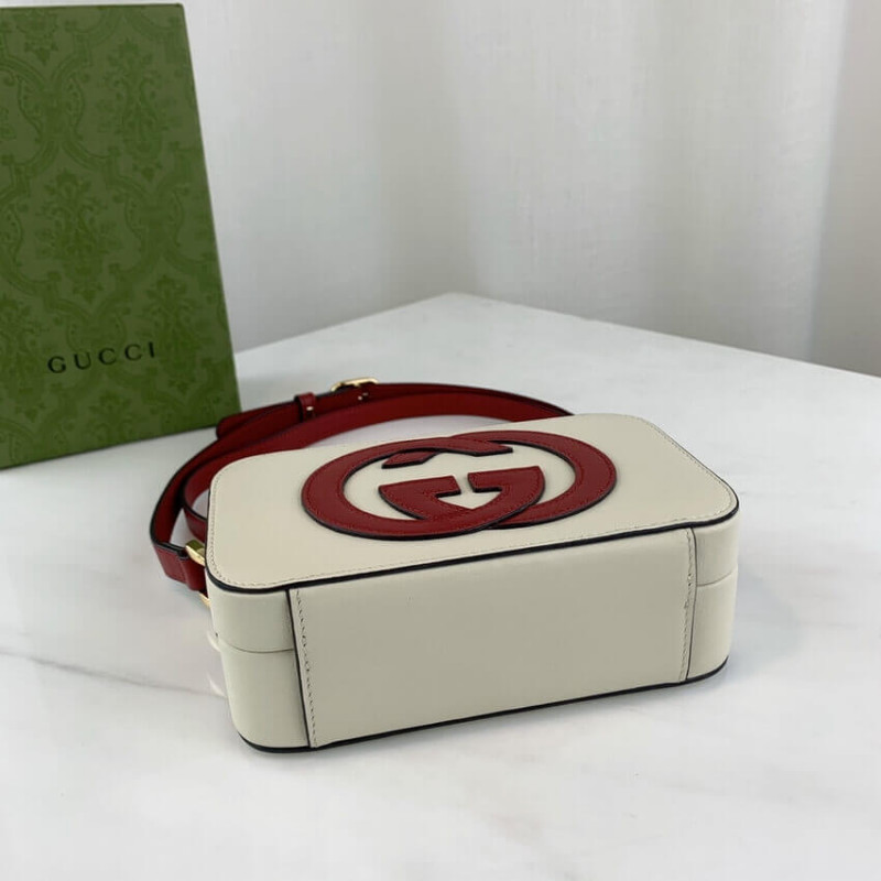 Wholesale Luxury Gucci Interlocking G Mini Bag In White Leather 658230 - Image 7
