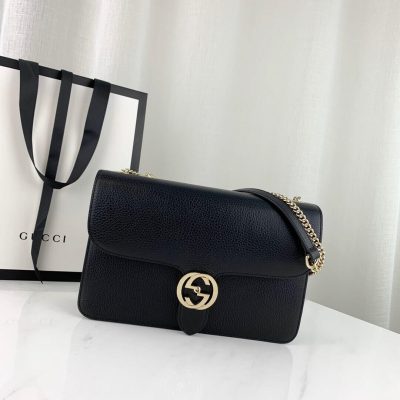 Wholesale Luxury Gucci Interlocking Gg Leather Crossbody Bag 28Cm 510303