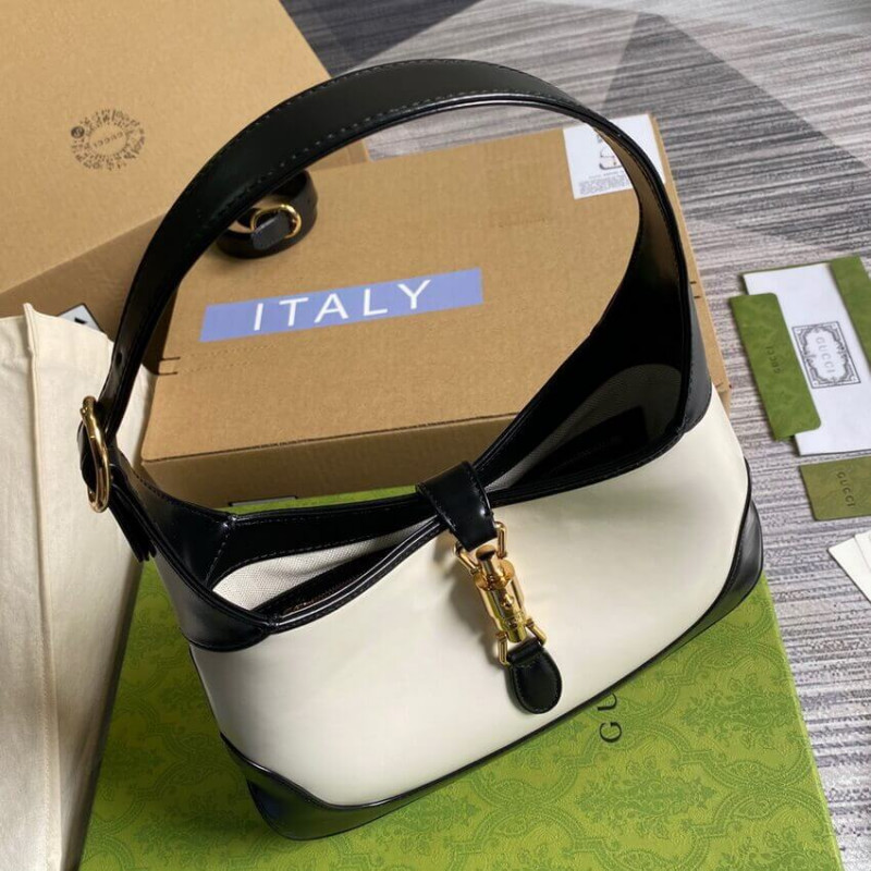 Wholesale Luxury Gucci Jackie 1961 Leather Small Shoulder Bag 636706 - Image 8