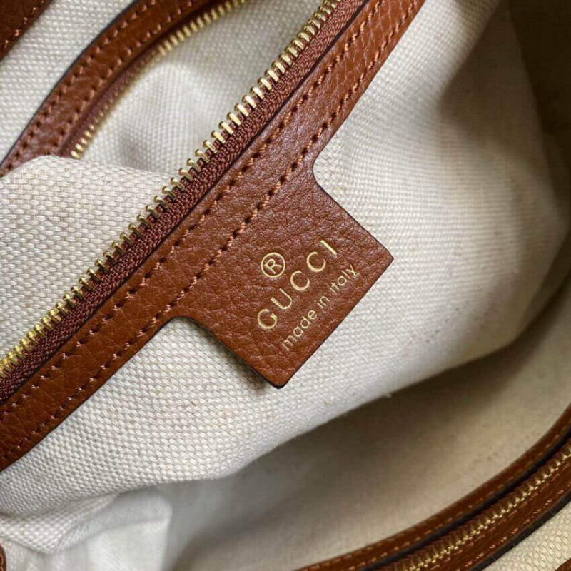 Wholesale Luxury Gucci Jackie 1961 Medium Tote Bag In Blue Denim 649016 - Image 9
