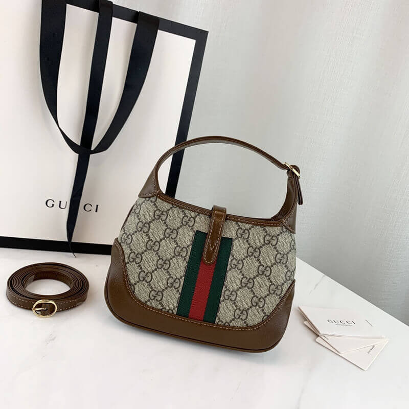 Wholesale Luxury Gucci Jackie 1961 Mini Hobo Bag 637092 - Image 5