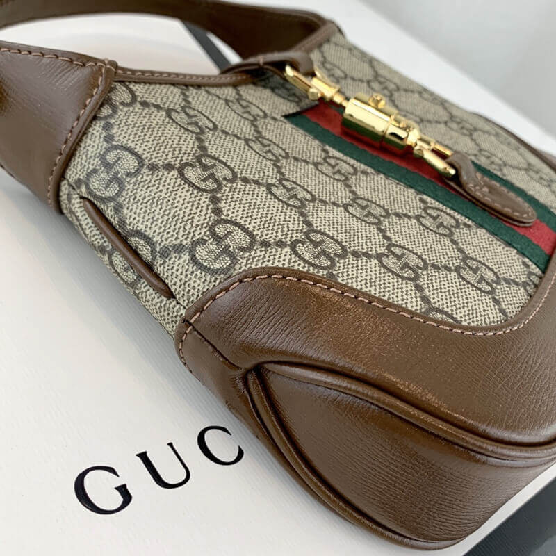 Wholesale Luxury Gucci Jackie 1961 Mini Hobo Bag 637092 - Image 8