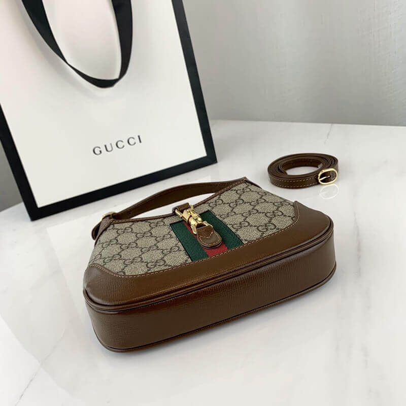 Wholesale Luxury Gucci Jackie 1961 Mini Hobo Bag 637092 - Image 10