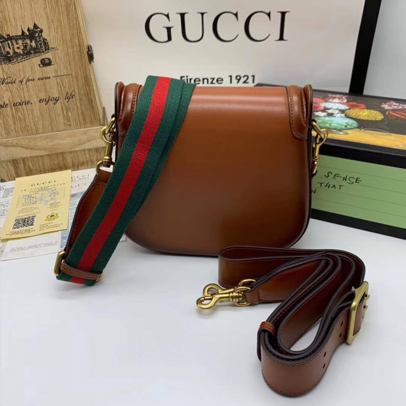 Wholesale Luxury Gucci Lady Web Calfskin Leather Shoulder Bag 384821 - Image 3