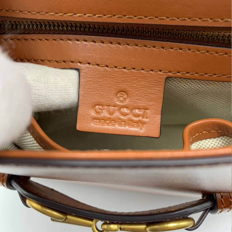 Wholesale Luxury Gucci Lady Web Calfskin Leather Shoulder Bag 384821 - Image 8