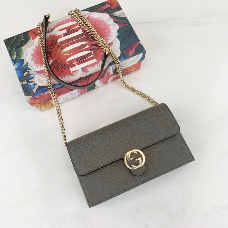 Wholesale Luxury Gucci Leather Interlocking Gg Crossbody Bag 510314 - Image 4