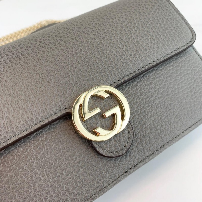 Wholesale Luxury Gucci Leather Interlocking Gg Crossbody Bag 510314 - Image 8