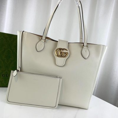 Wholesale Luxury Gucci Medium Tote With Double G 649577