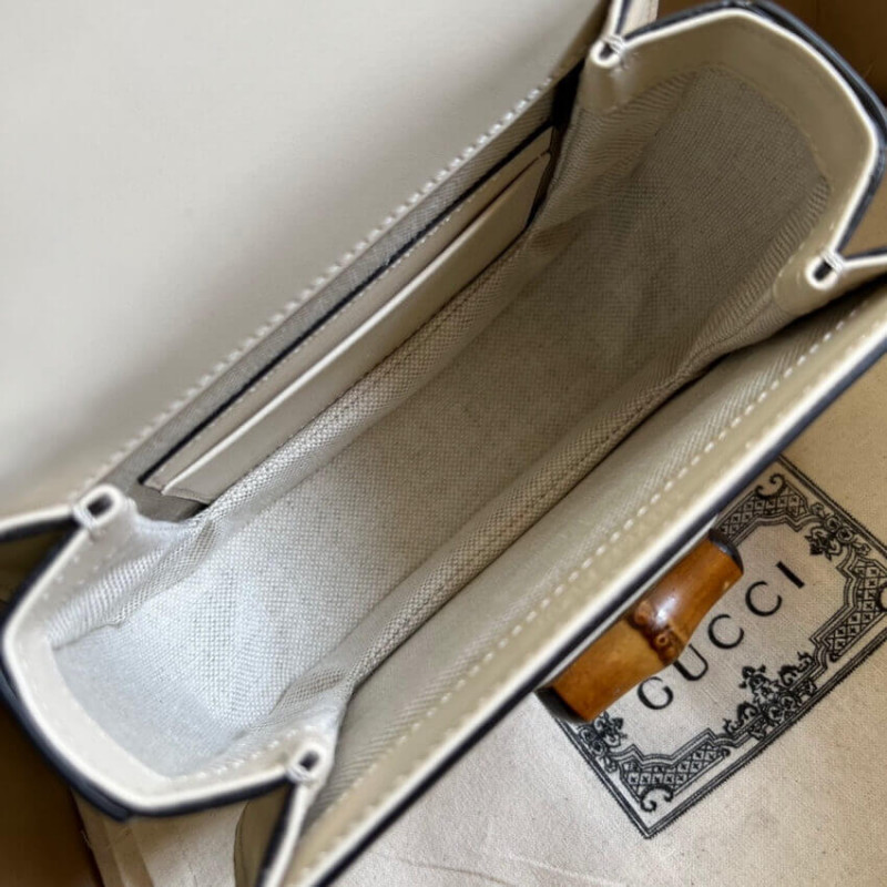 Wholesale Luxury Gucci Mini Top Handle Bag With Bamboo 686864 - Image 11