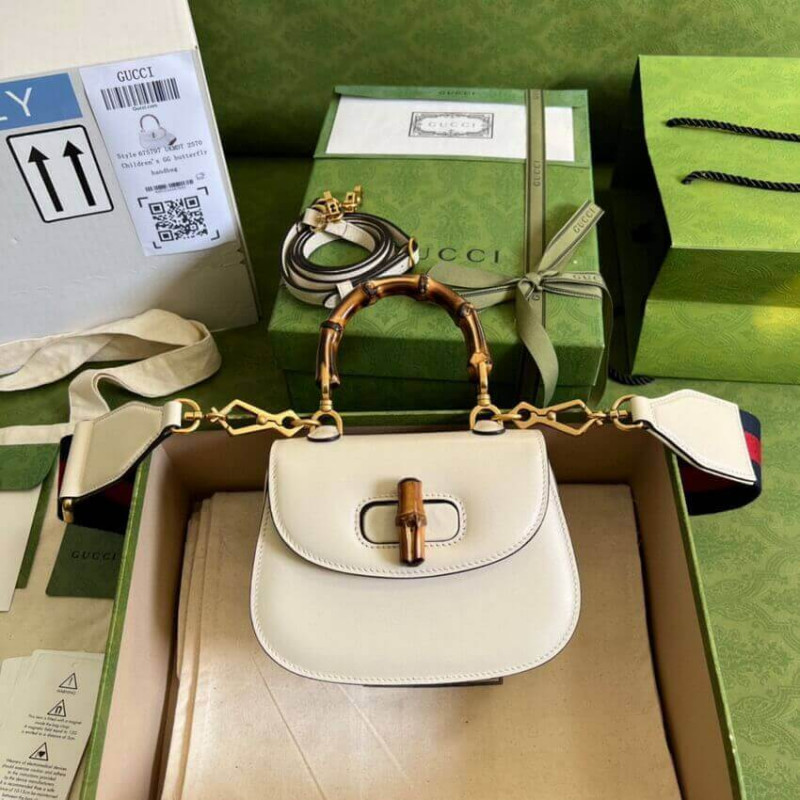 Wholesale Luxury Gucci Mini Top Handle Bag With Bamboo 686864 - Image 4