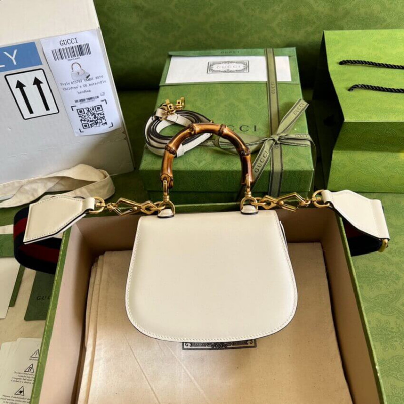 Wholesale Luxury Gucci Mini Top Handle Bag With Bamboo 686864 - Image 5