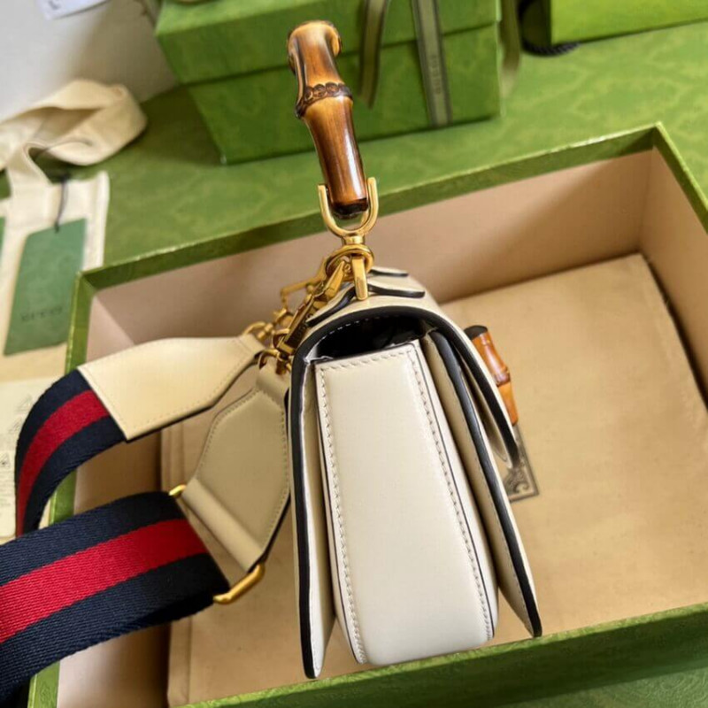 Wholesale Luxury Gucci Mini Top Handle Bag With Bamboo 686864 - Image 7