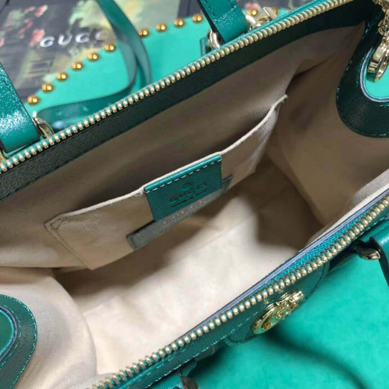 Wholesale Luxury Gucci Ophidia Gg Flora Small Tote Bag 547551 - Image 11