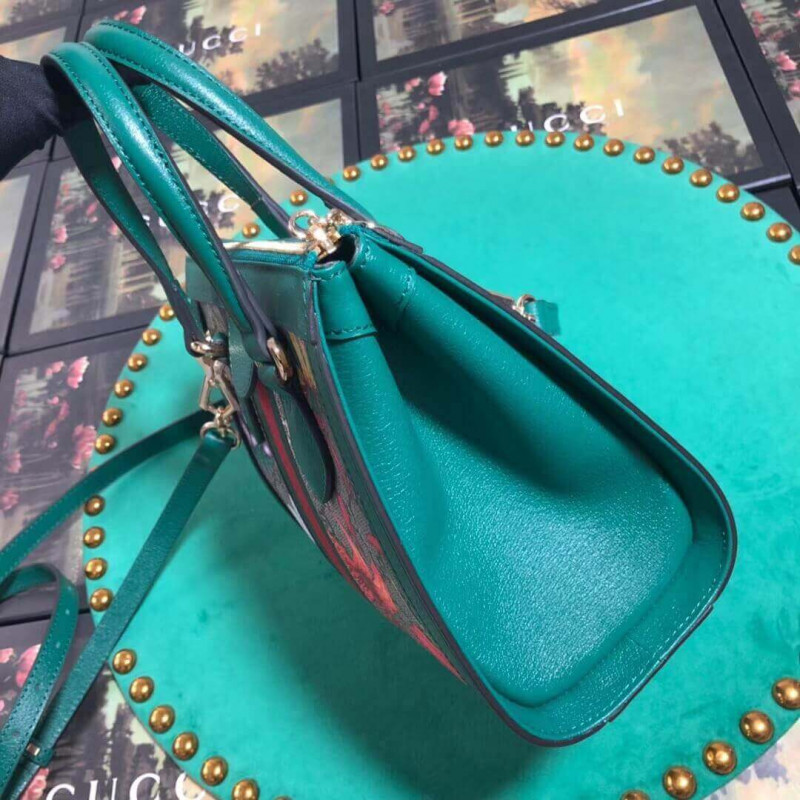 Wholesale Luxury Gucci Ophidia Gg Flora Small Tote Bag 547551 - Image 6