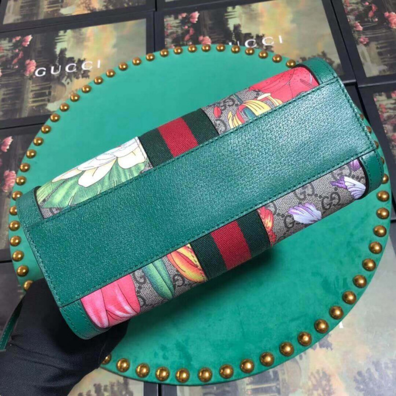 Wholesale Luxury Gucci Ophidia Gg Flora Small Tote Bag 547551 - Image 7