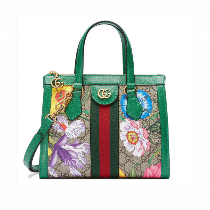 Wholesale Luxury Gucci Ophidia Gg Flora Small Tote Bag 547551