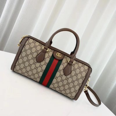 Alternative view of Wholesale Luxury Gucci Ophidia Gg Medium Top Handle Bag 524532 Coffee