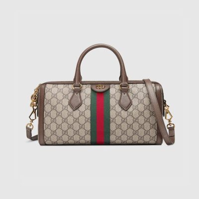 Wholesale Luxury Gucci Ophidia Gg Medium Top Handle Bag 524532 Coffee
