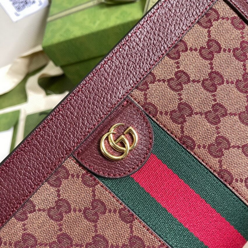 Wholesale Luxury Gucci Ophidia Gg Small Shoulder Bag 503877 In Burgundy - Image 5