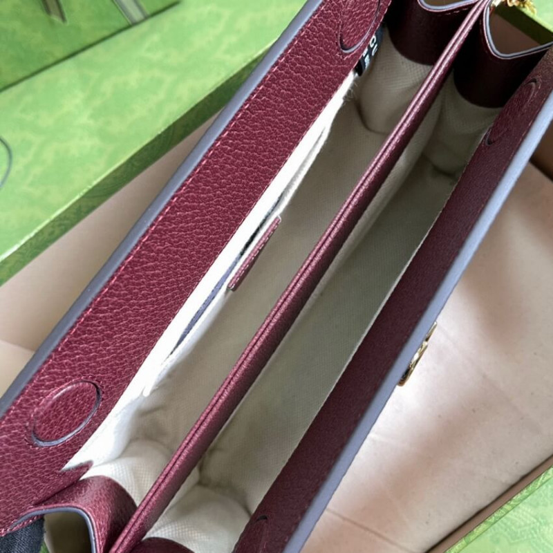 Wholesale Luxury Gucci Ophidia Gg Small Shoulder Bag 503877 In Burgundy - Image 6