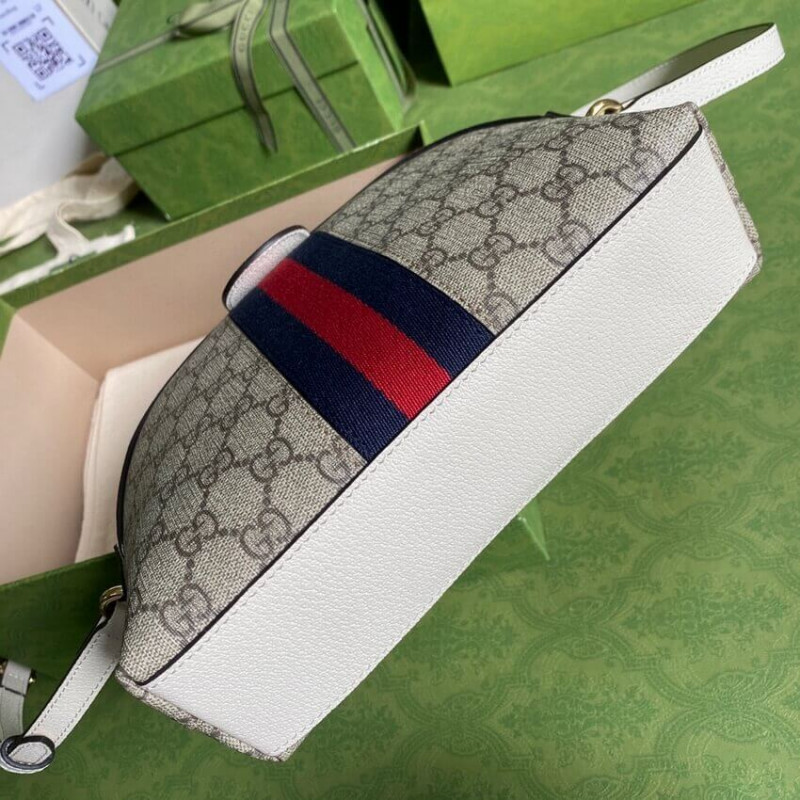 Wholesale Luxury Gucci Ophidia Gg Small Shoulder Bag In White Gg Canvas - Image 2