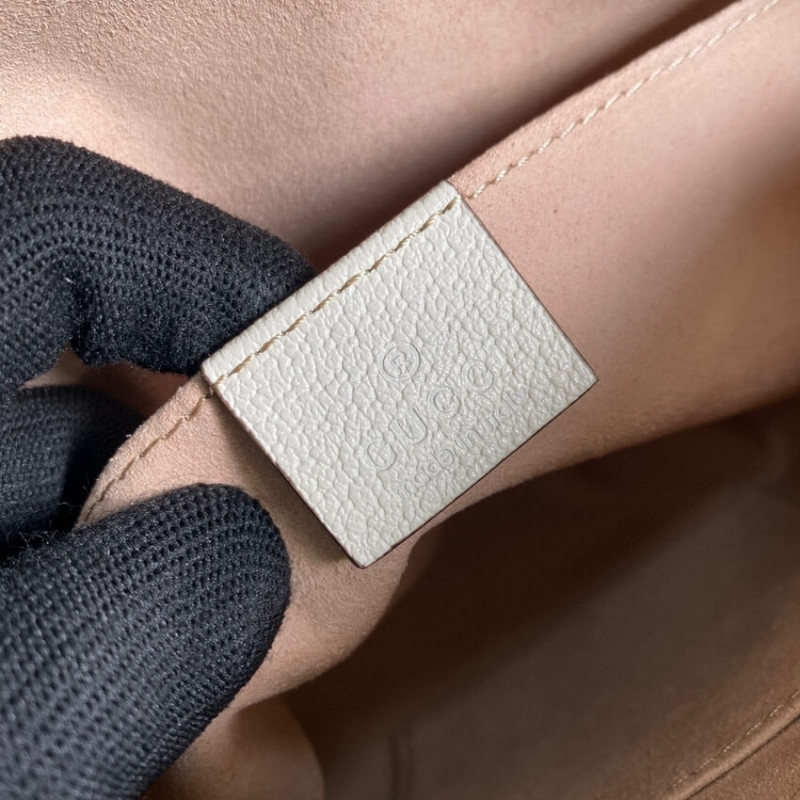 Wholesale Luxury Gucci Ophidia Gg Small Shoulder Bag In White Gg Canvas - Image 7