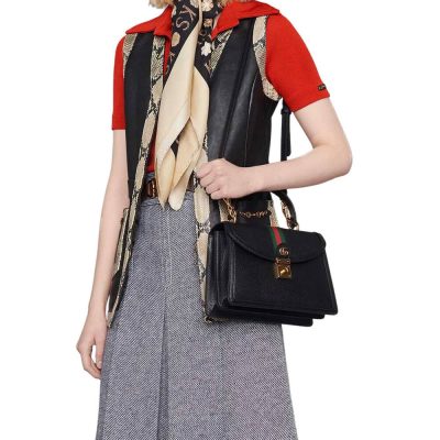 Alternative view of Wholesale Luxury Gucci Ophidia Leather Small Top Handle Bag With Web 651055