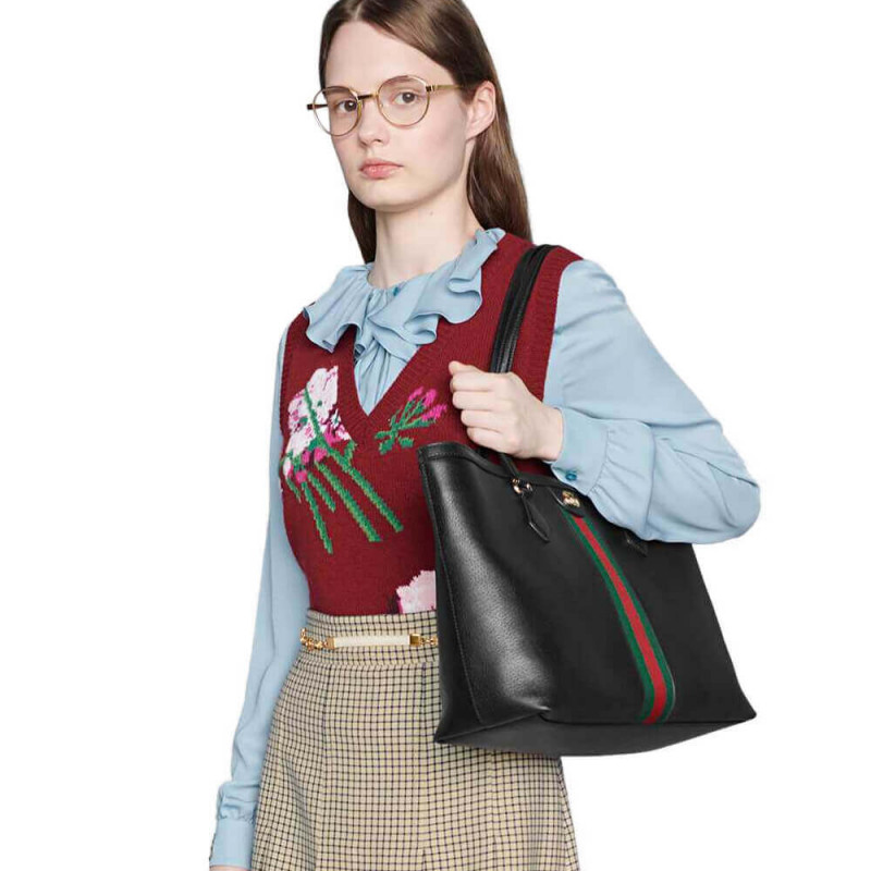 Wholesale Luxury Gucci Ophidia Leather Tote 631685 - Image 2