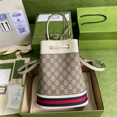 Alternative view of Wholesale Luxury Gucci Ophidia Small Gg Bucket Bag 550621 White