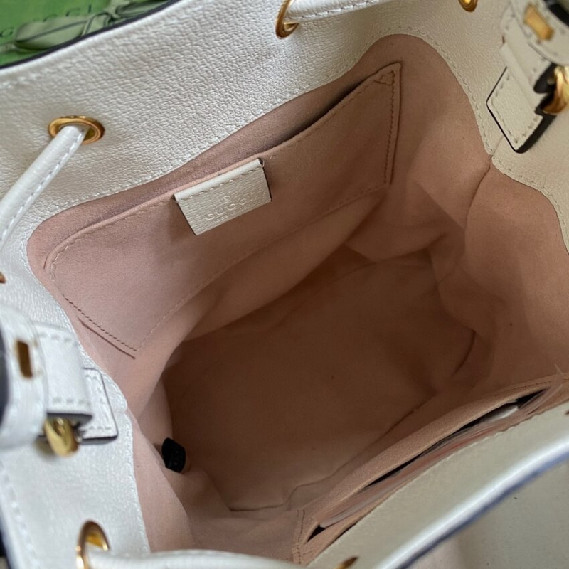 Wholesale Luxury Gucci Ophidia Small Gg Bucket Bag 550621 White - Image 7