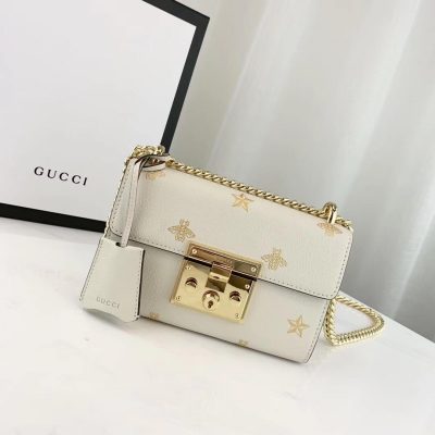 Alternative view of Wholesale Luxury Gucci Padlock Bee Star Small Shoulder Bag 432182
