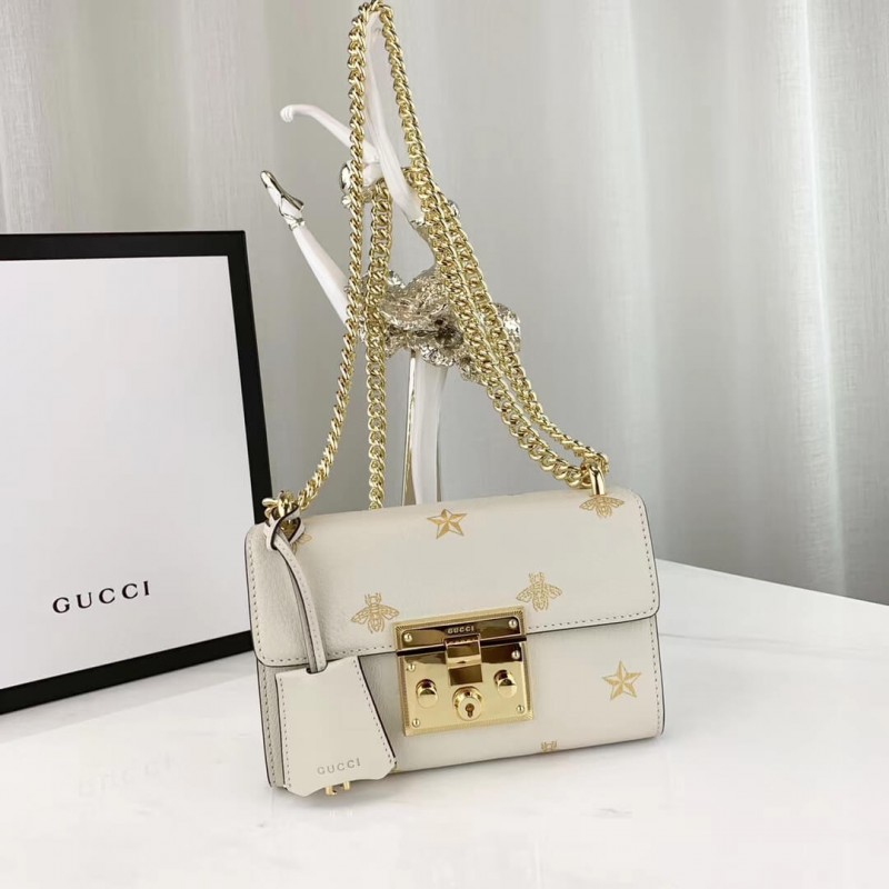Wholesale Luxury Gucci Padlock Bee Star Small Shoulder Bag 432182 - Image 6