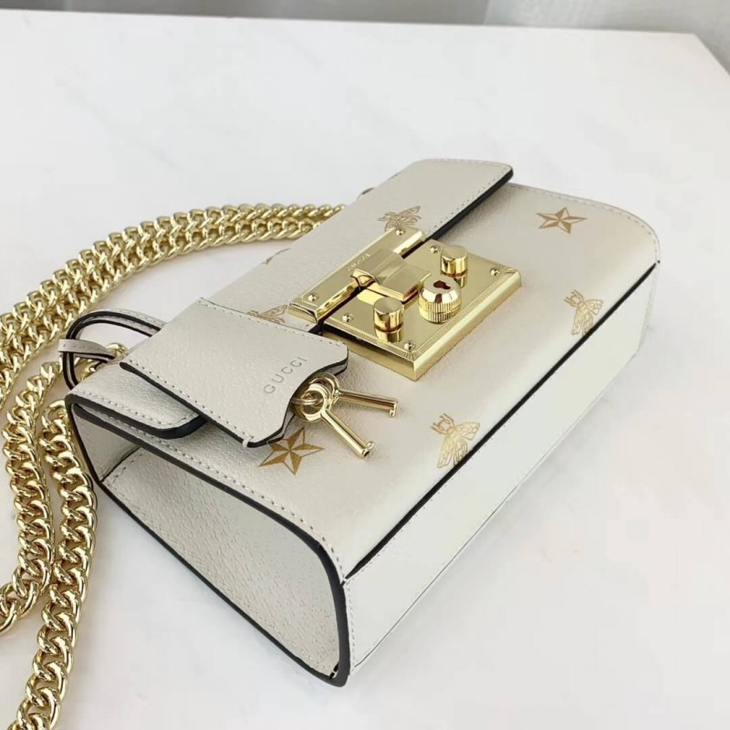 Wholesale Luxury Gucci Padlock Bee Star Small Shoulder Bag 432182 - Image 7