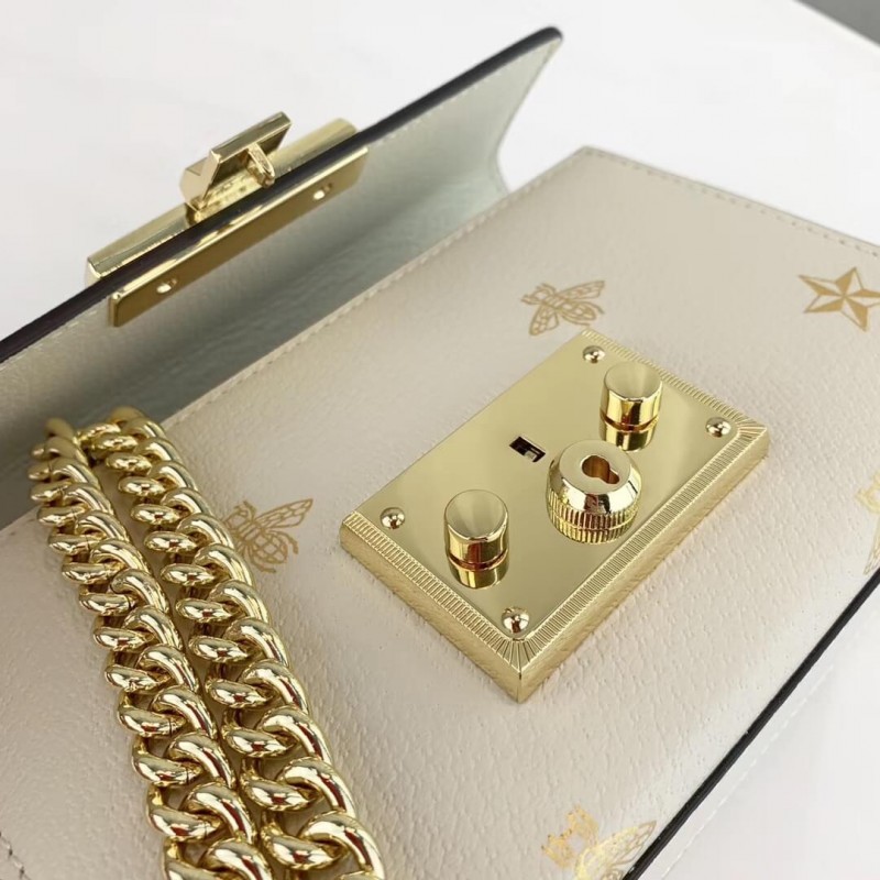 Wholesale Luxury Gucci Padlock Bee Star Small Shoulder Bag 432182 - Image 8