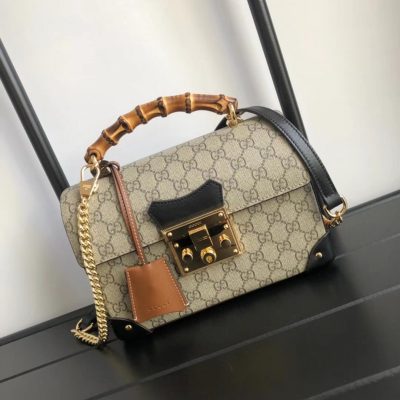 Alternative view of Wholesale Luxury Gucci Padlock Gg Small Bamboo Shoulder Bag 603221
