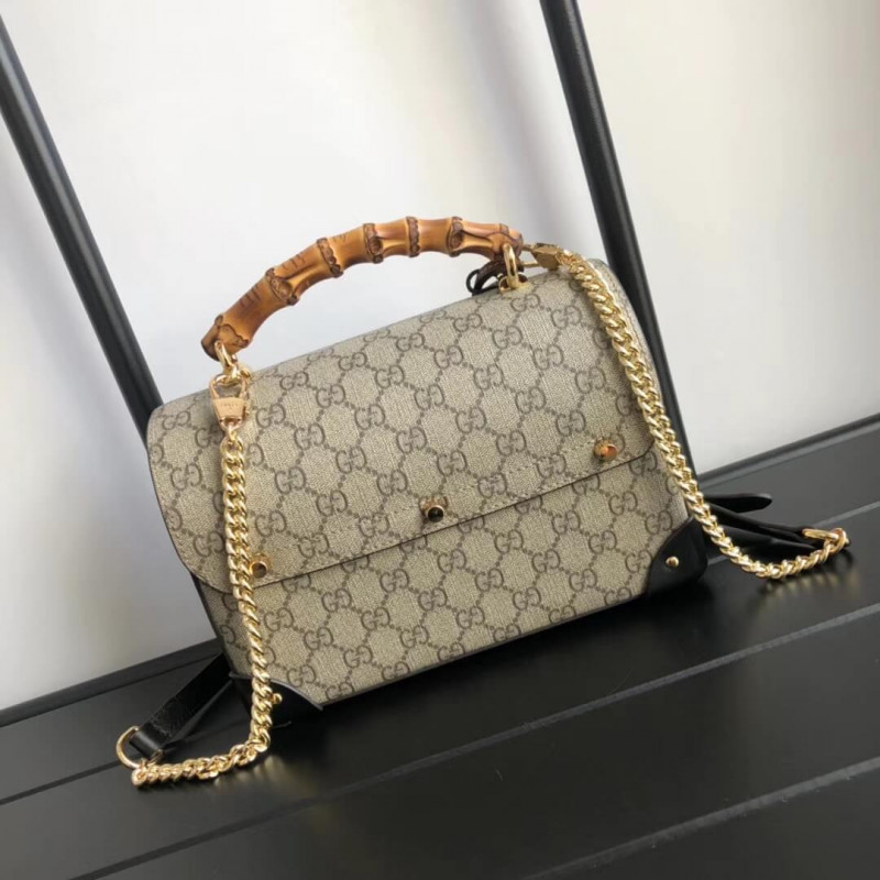 Wholesale Luxury Gucci Padlock Gg Small Bamboo Shoulder Bag 603221 - Image 3