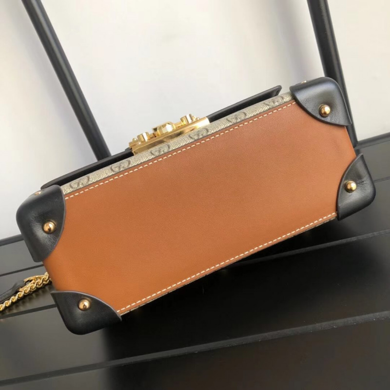 Wholesale Luxury Gucci Padlock Gg Small Bamboo Shoulder Bag 603221 - Image 4