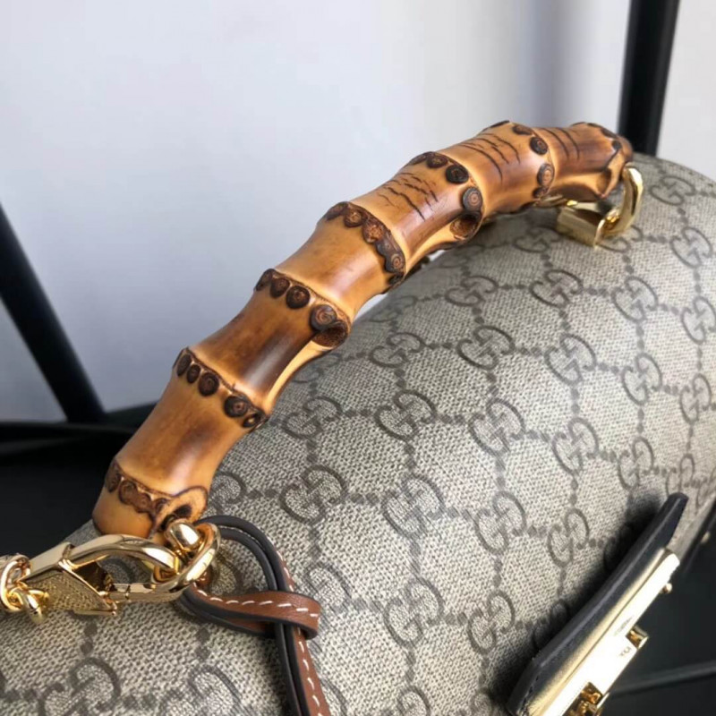 Wholesale Luxury Gucci Padlock Gg Small Bamboo Shoulder Bag 603221 - Image 7